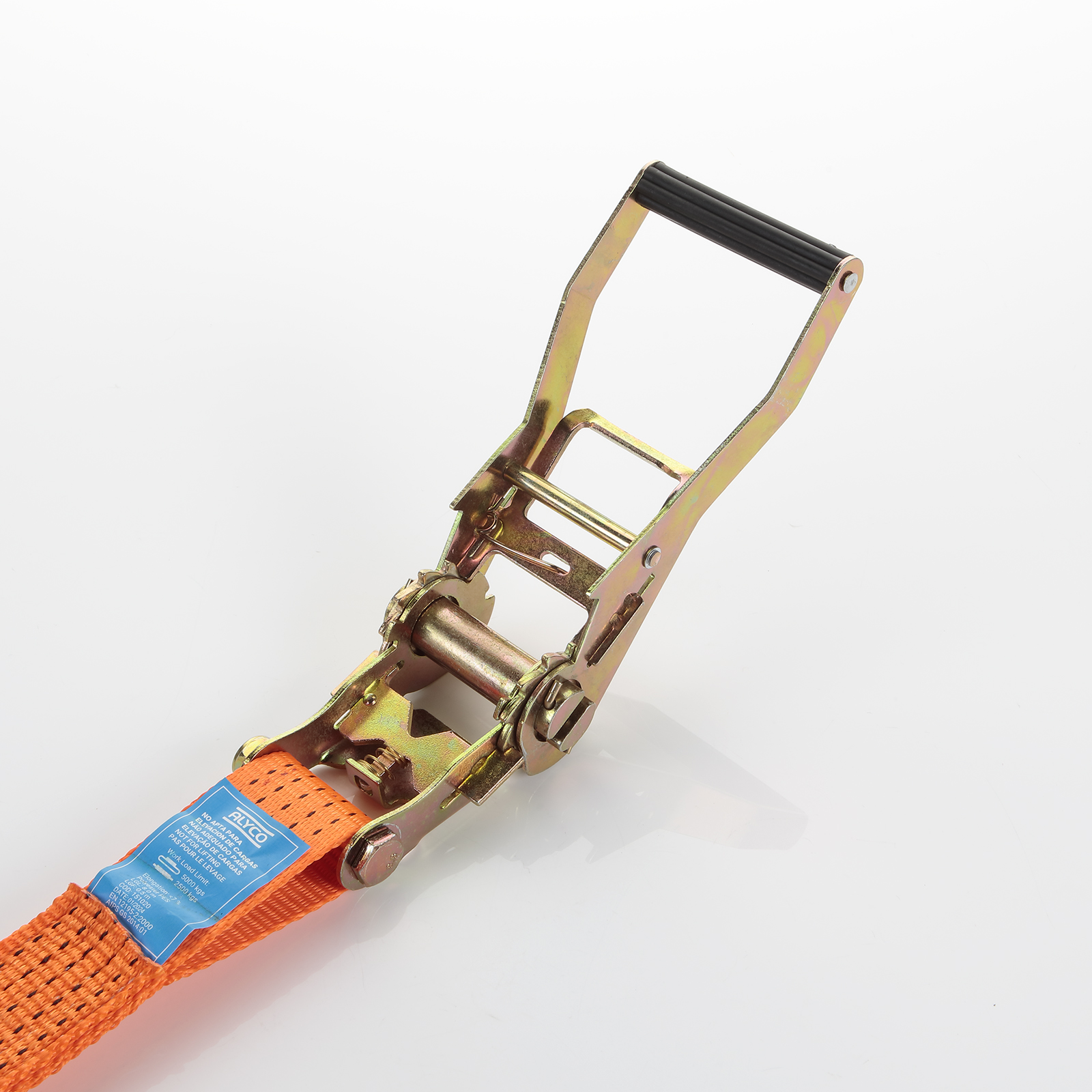 Cinta de amarre 50 mm x 8,5 / 10 /12 M trinquete, cerrado ALYCO