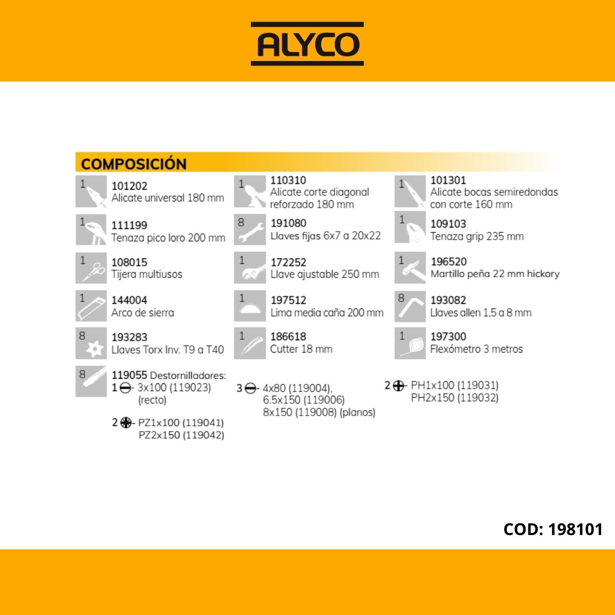 Herramientas, maquinaria taller y jardin, Maletin aluminio herramientas HR  ALYCO 170820