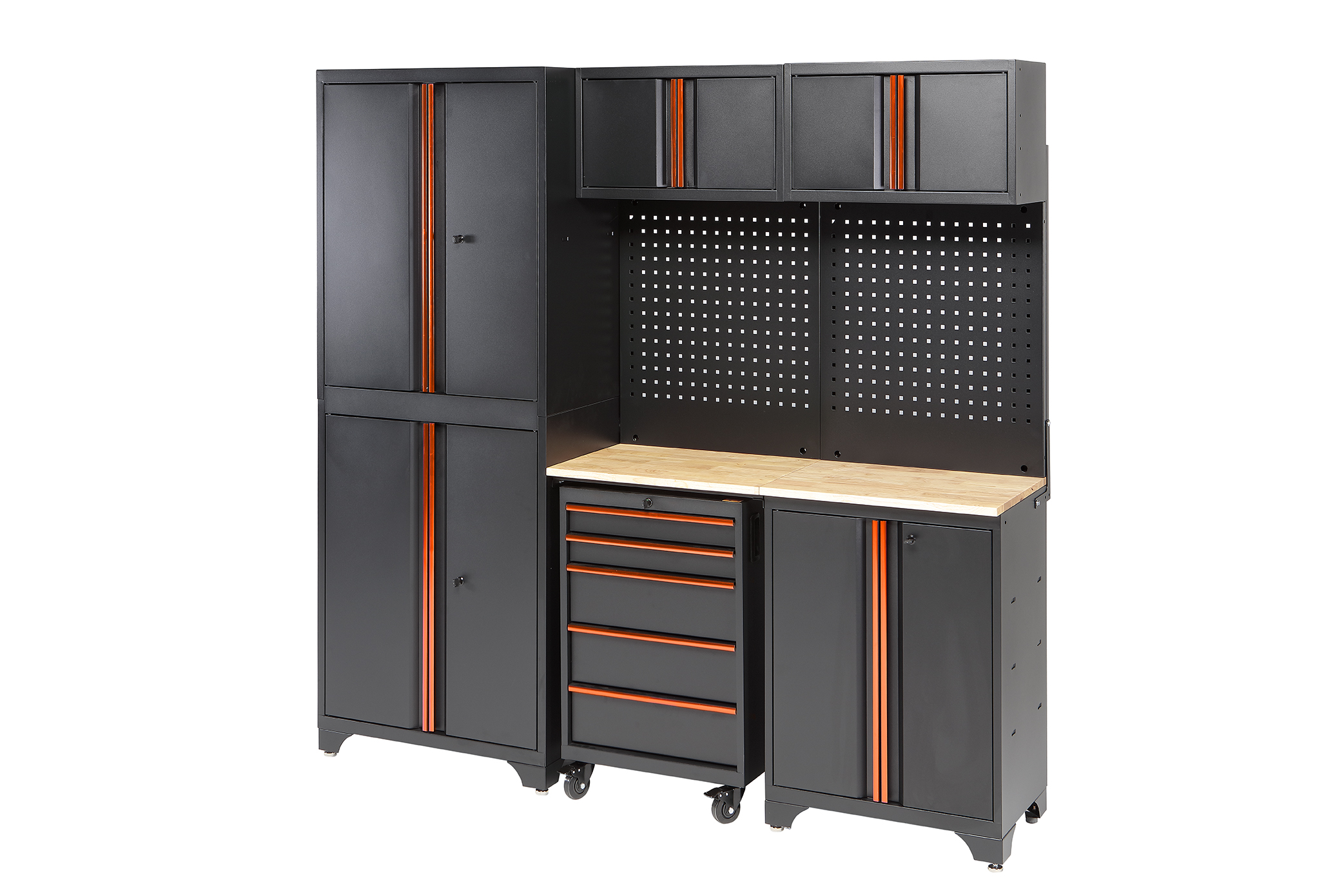 Conjunto 3 módulos con carro Alyco Orange