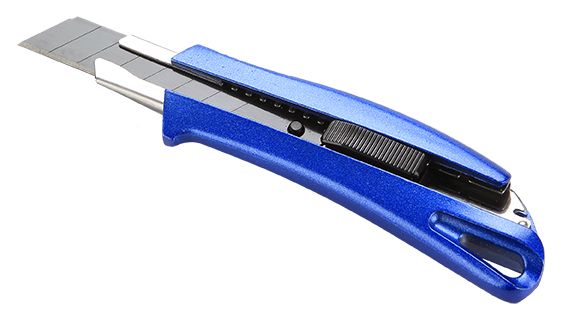 Comprar Cutter pequeño, azul, cuchilla 9 mm bloqueable i articles