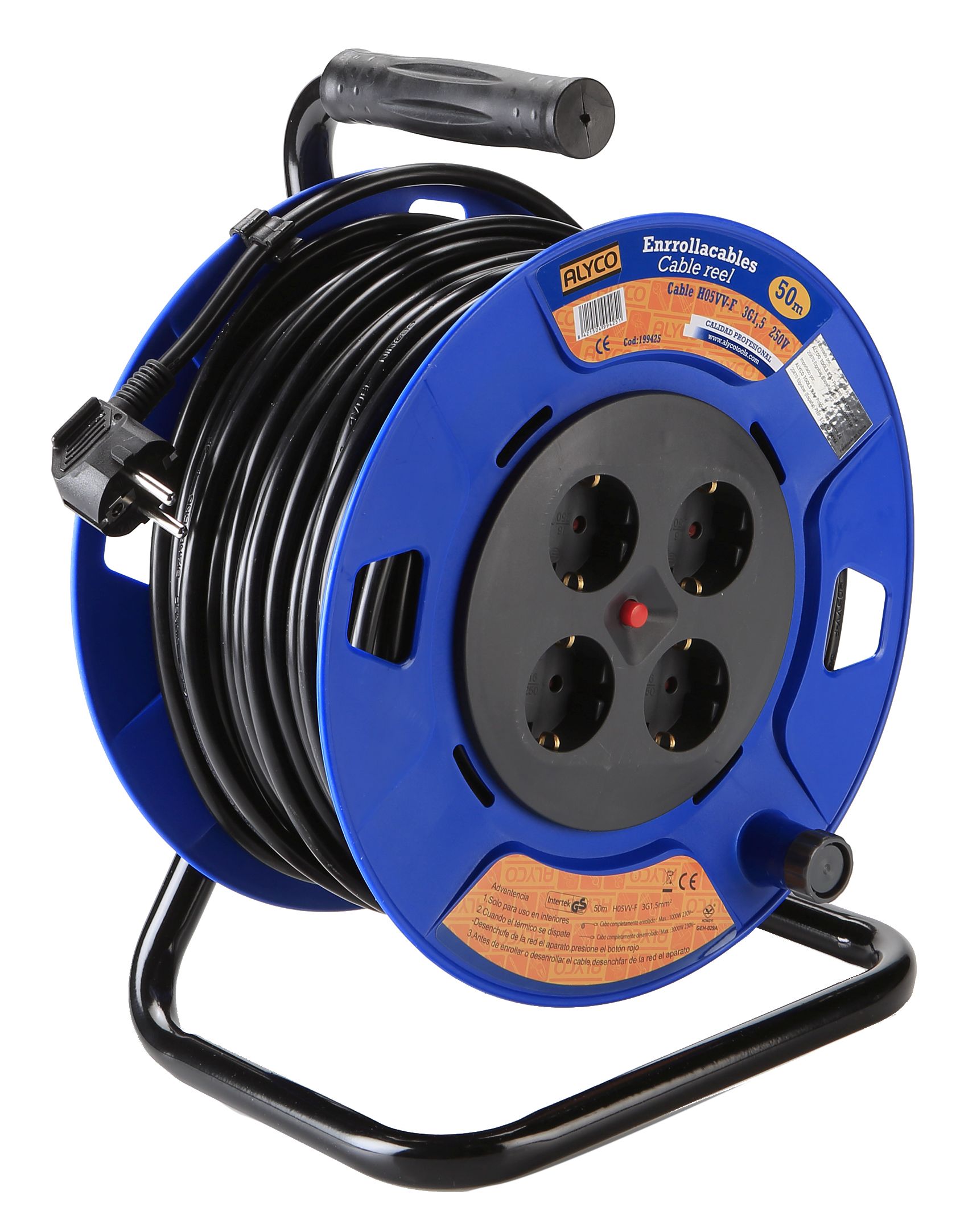 Cable Reel 25 or 50 Metres 3x1.5 Ip20 ALYCO, Products