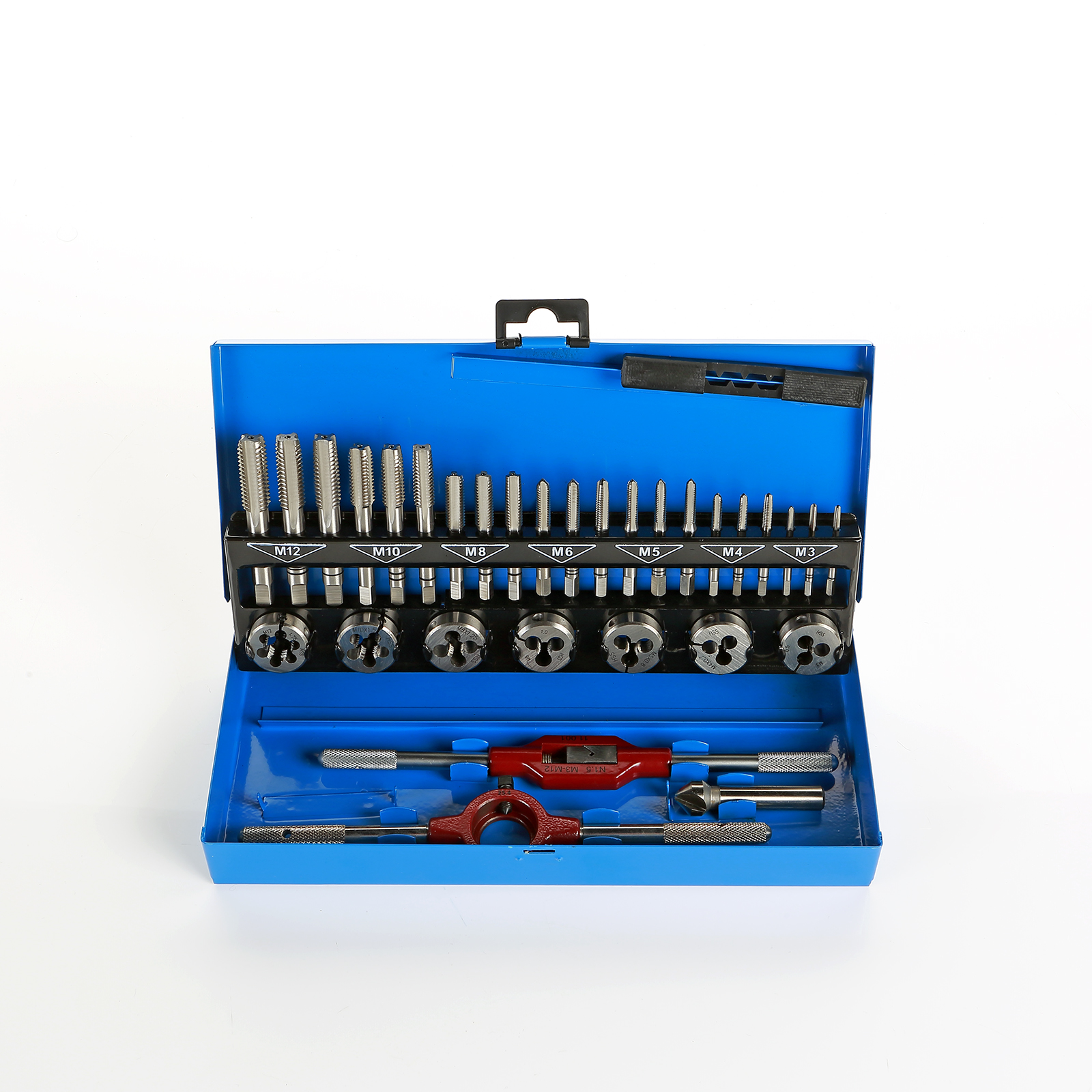 Coffret d'outils - GENERIQUE - Tarauds et filières 20 Pcs - Acier au  Carbone - 3-12 mm