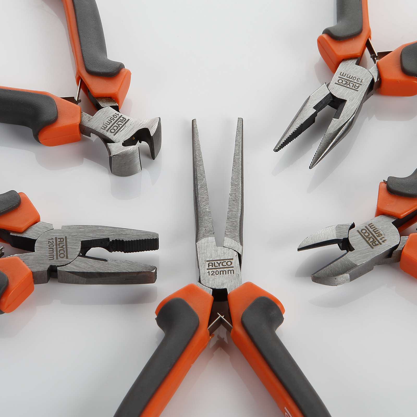 Juego De Minialicates De Precisión 5 Piezas En Blister ALYCO ORANGE