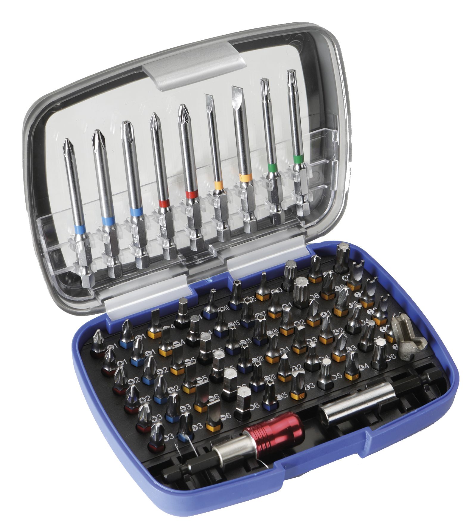 Coffret de 71 pcs d'embouts de vissage + porte-embouts Panasonic - TOOLBS3A  - Alsafix