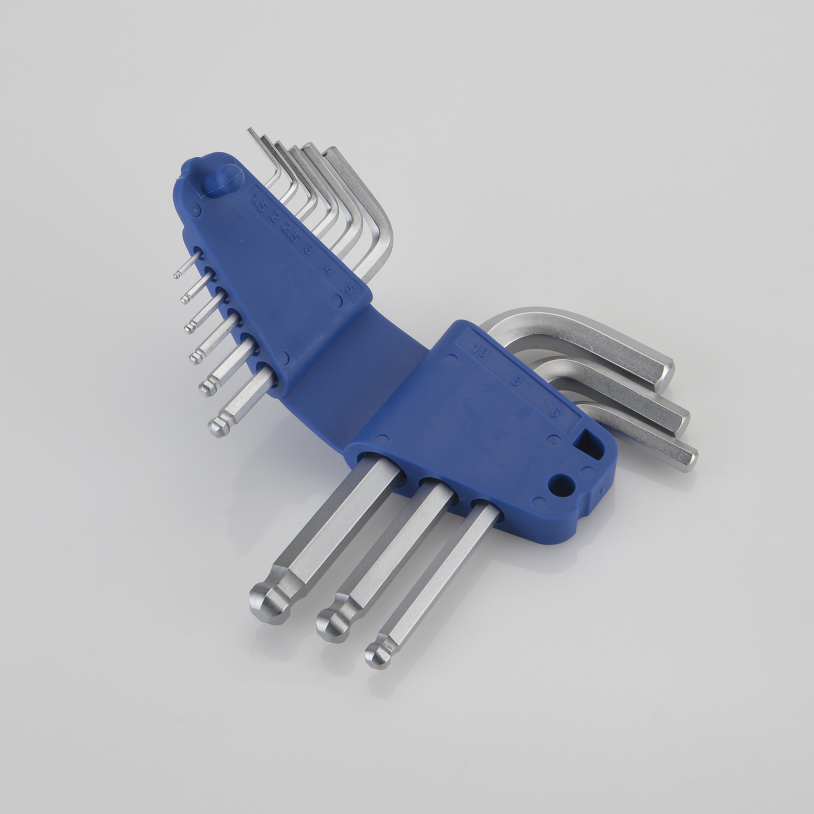 Juego De Llaves Allen De Bola, Soporte De Plástico ALYCO