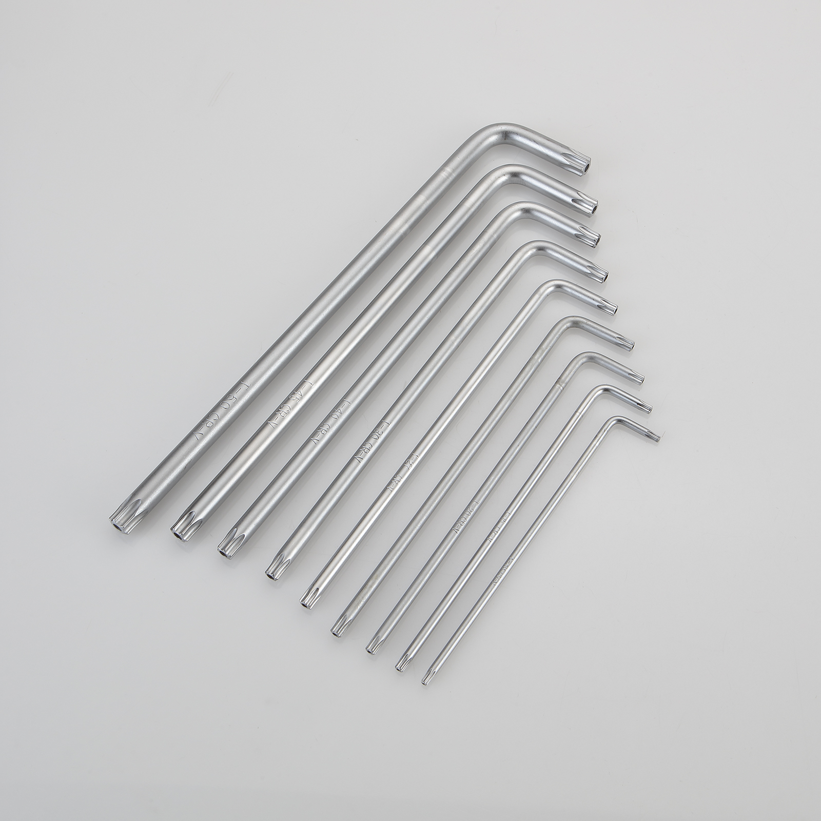 Juego De Llaves Torx Inviolable Extralarga, Soporte De Plástico ALYCO