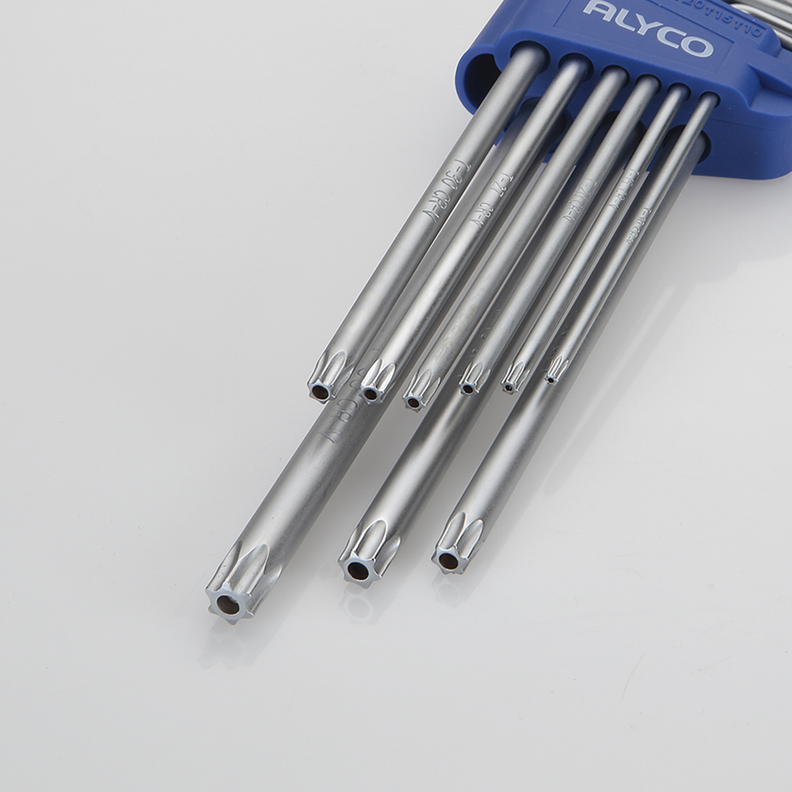 Juego De Llaves Torx Inviolable Extralarga, Soporte De Plástico ALYCO
