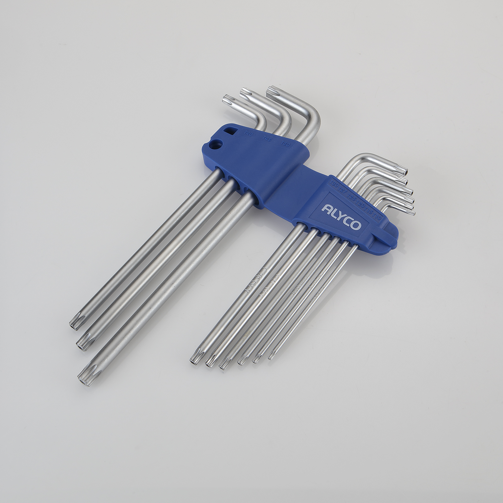 Juego De Llaves Torx Inviolable Extralarga, Soporte De Plástico ALYCO