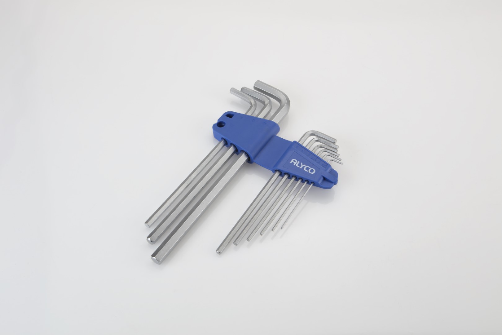 Juego De Llaves Allen Extralarga, Soporte De Plástico ALYCO