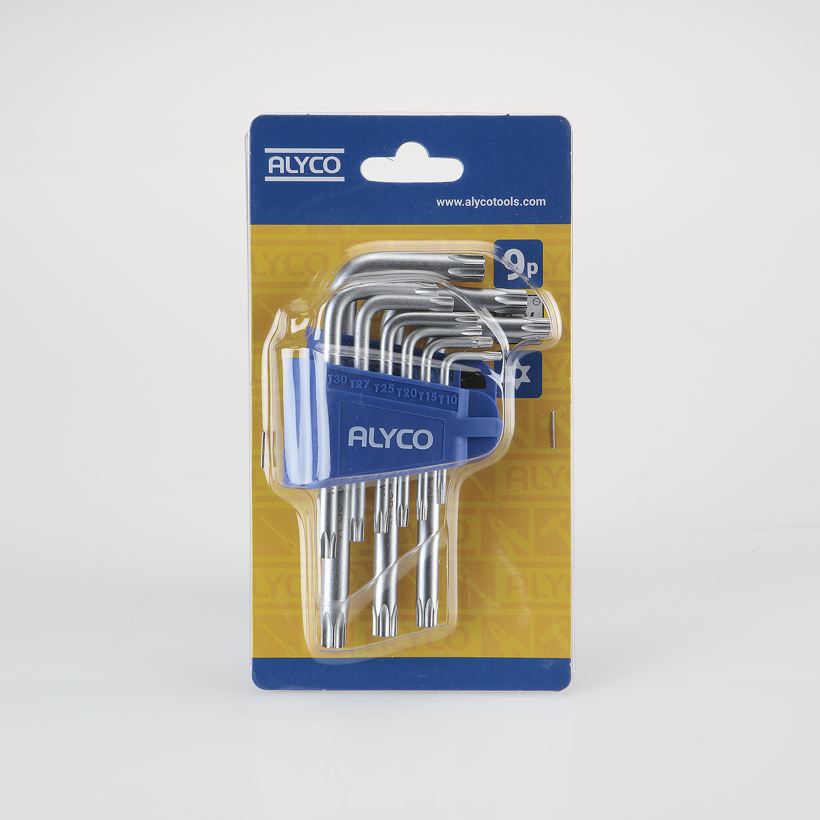 Juego De Llaves Torx Inviolable, Soporte De Plástico ALYCO