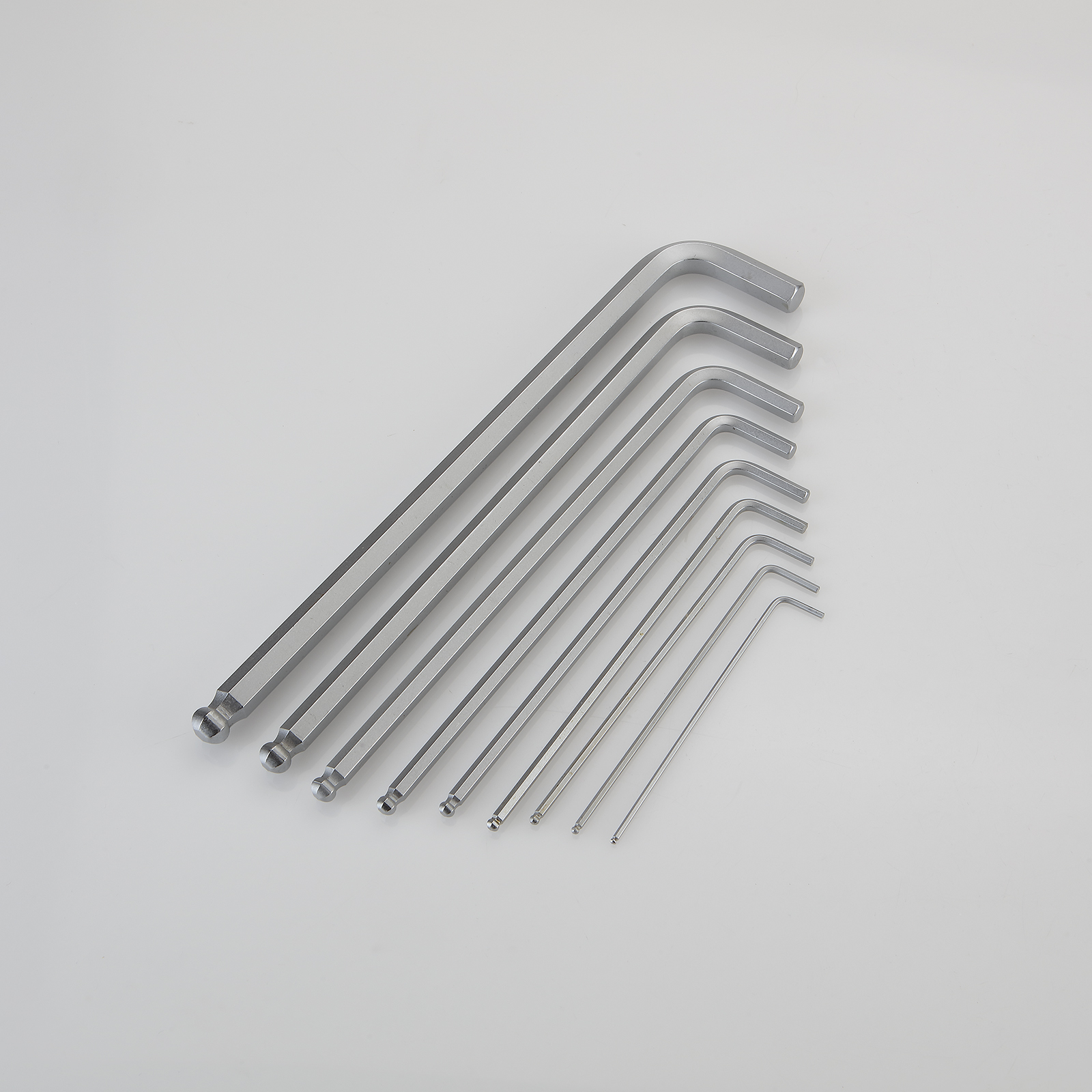 Juego De Llaves Allen De Bola Extralarga En Pulgadas, Soporte De Plástico ALYCO