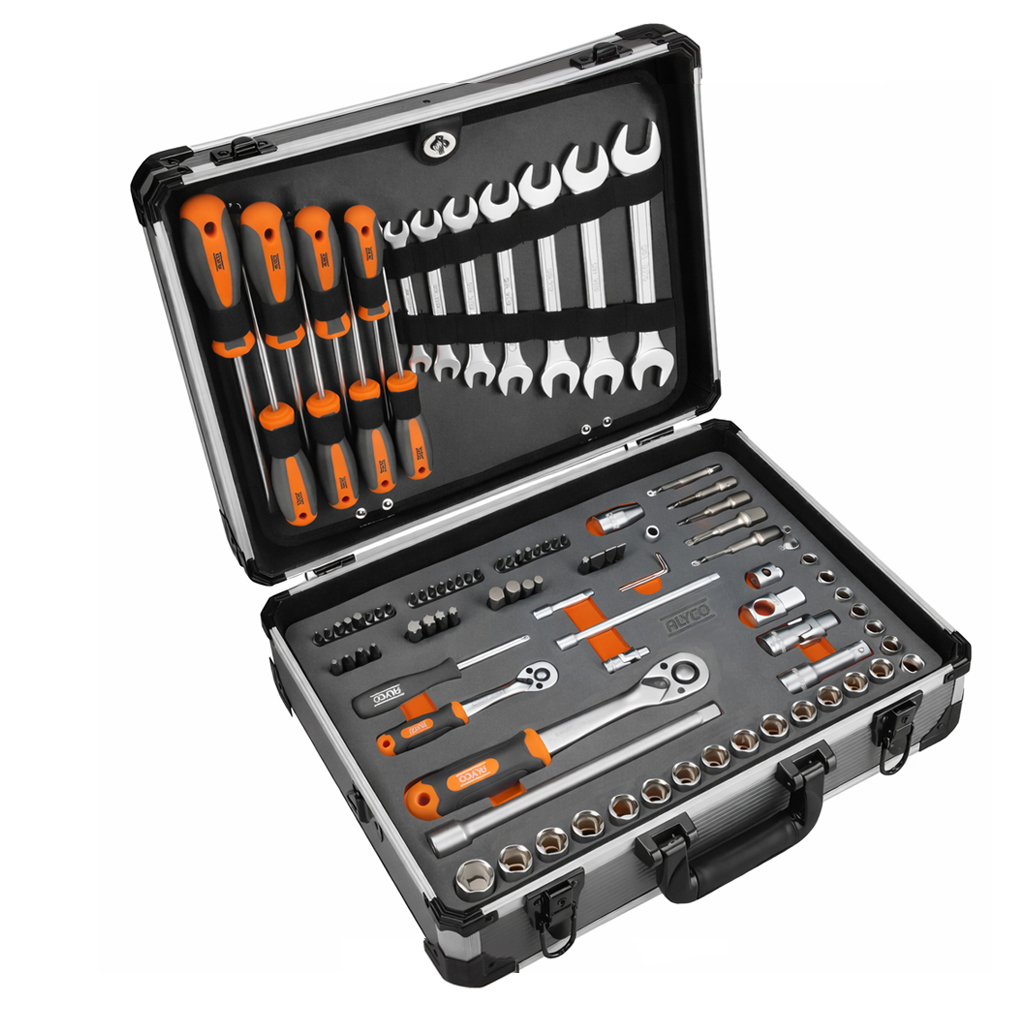 Maleta De Aluminio Con Herramientas ALYCO ORANGE