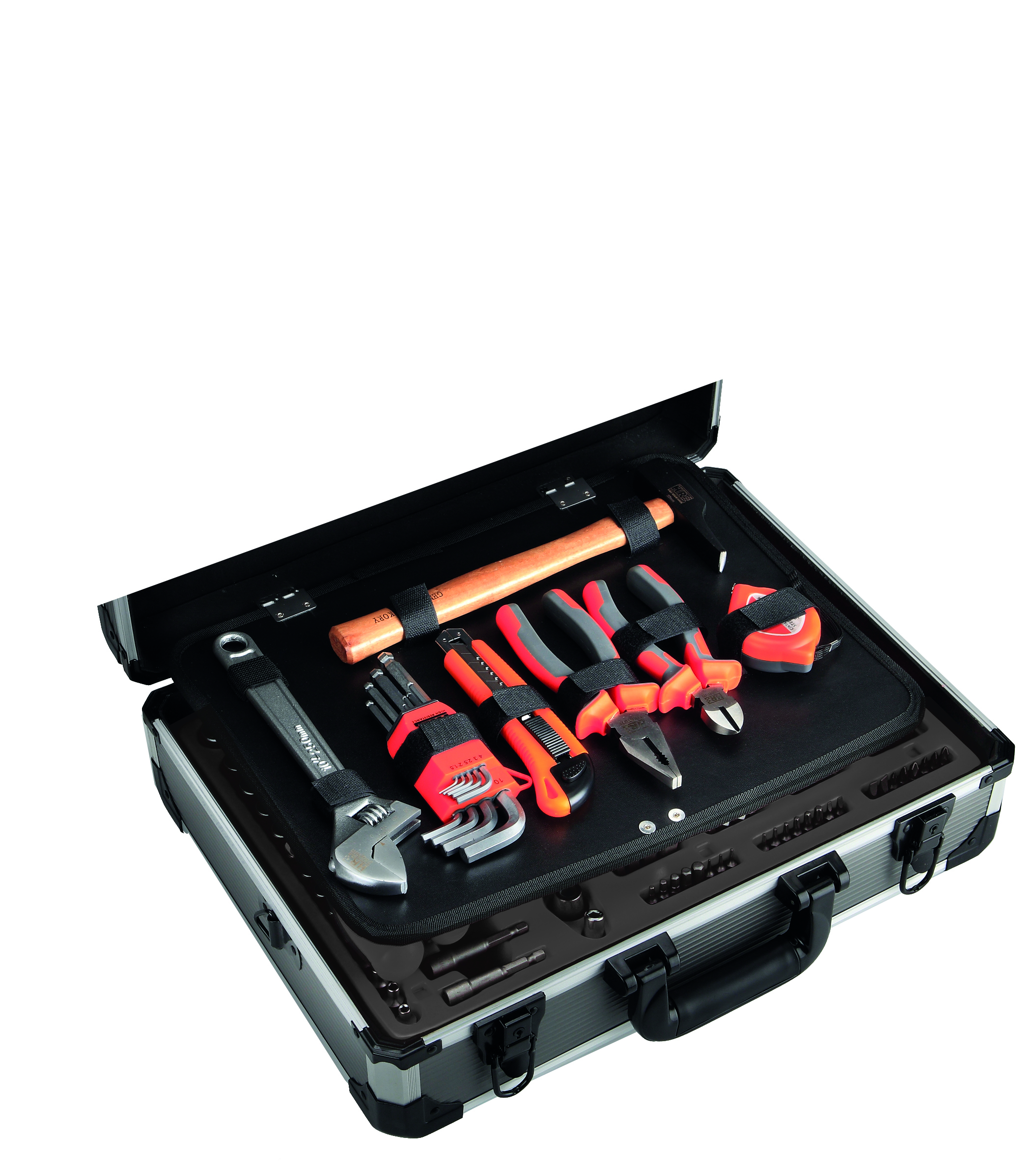 Maleta De Aluminio Con Herramientas ALYCO ORANGE