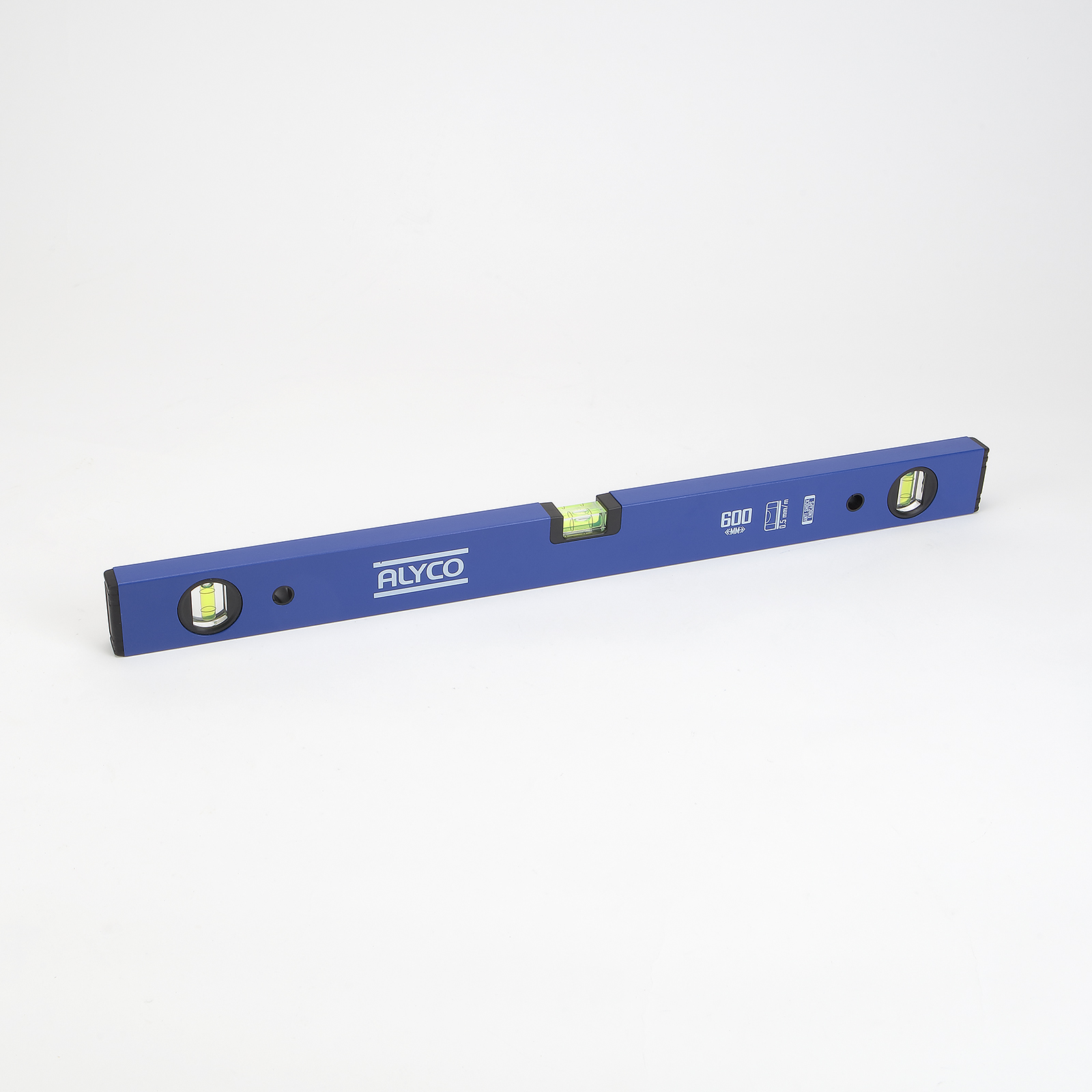 Nivel Tubular 3 Fiolas De Perfil Rectangular De Aluminio ALYCO