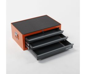 Arcón Metálico De 3 Cajones ALYCO ORANGE