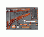 Carro Metálico de 6 Cajones con Composición de 3 Bandejas – 235 Htas. ALYCO ORANGE