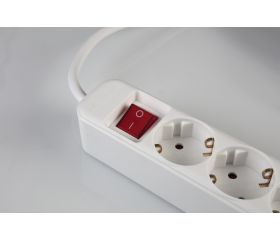 Base Multiple con Interruptor con cable de 1.4 o 3 metros Alyco