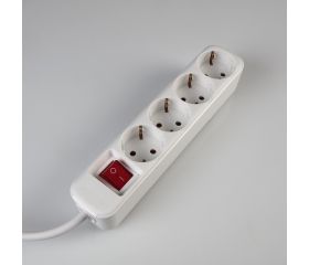 Base Multiple con Interruptor con cable de 1.4 o 3 metros Alyco