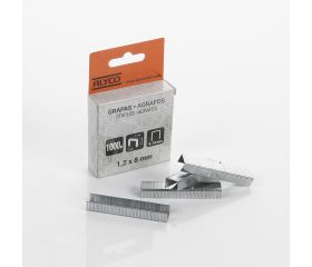 Caja 1000 Grapas Tipo U Para Grapadora 171275 ALYCO ORANGE