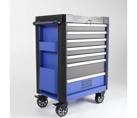 Carro Metálico Reforzado Antivuelco De 7 Cajones ALYCO