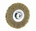 Cepillo Circular Metálico Latónado o De Acero inox. Para Amoladoras ALYCO