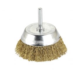 Clean for Metal Wire Cup Brush, Crimped Wire, Brass-Coated - Bosch  Professional