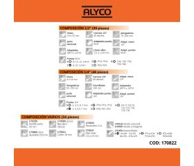 Maleta De Aluminio Con Herramientas ALYCO ORANGE