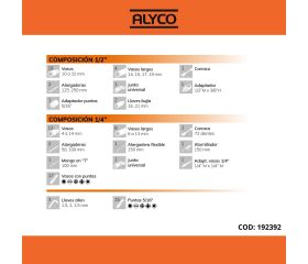 Juego De Llaves Y Accesorios 94 Piezas De 1/2