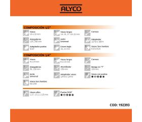 Juego De Llaves Y Accesorios 110 Pzas De 1/2