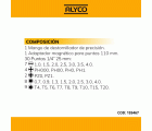 Juego De Destornillador Intercambiable Con 30 Varillas En caja De Plástico ALYCO