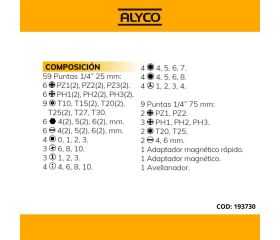 Juego 71 Pzas De Puntas De 1/4