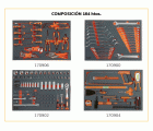 Carro de 8 Cajones con 164 Herramientas Alyco Orange