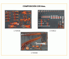 Carro de 8 Cajones con 235 Herramientas Alyco Orange