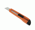 Cutter De Cuchilla Fragmentable De 18 Mm Con Guía De Plástico ALYCO ORANGE