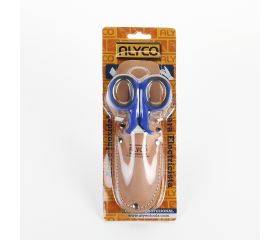 Estuche De Tijera Y Cuchillo Para Electricista En Funda De Cuero ALYCO