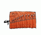 Juego De 12 Llaves De Estrella Acodadas, Bolsa De Nylon ALYCO ORANGE