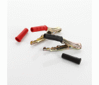 Juego de dos pinzas para batería de  Acero-Zinc 125 A 145X75 Mm Alyco