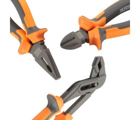 Juego De 3 Alicates Teflonados En Blister ALYCO ORANGE