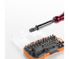 Juego De 39  Puntas De Atornillar, Llaves De Vaso De 1/4