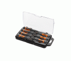 Juego De 7 Destornilladores De Precisión En Caja De Plástico ALYCO ORANGE