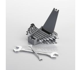 Juego De 8 Llaves Fijas En Soporte De Plástico ALYCO ORANGE