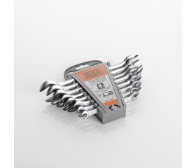 Juego De 8 Llaves Fijas En Soporte De Plástico ALYCO ORANGE