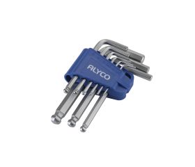 Juego De Llaves Allen De Bola, Soporte De Plástico ALYCO