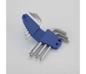 Juego De Llaves Allen De Bola, Soporte De Plástico ALYCO