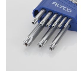 Juego De Llaves Torx Inviolable, Soporte De Plástico ALYCO