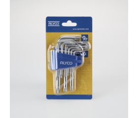 Juego De Llaves Torx Inviolable, Soporte De Plástico ALYCO