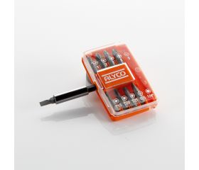 Juego De 9 Puntas De Atornillar De 1/4