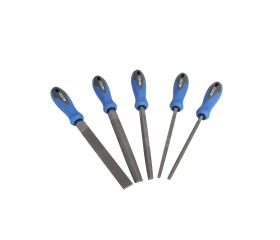 Lot de 5 limes minces dans étui en nylon ALYCO 