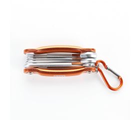 Juego De Llaves Punta Allen, En Soporte Navaja Metálica ALYCO ORANGE