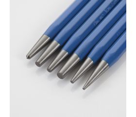 Juego Combinado De 6 Botadores Cónicos Y Granete En Caja de Plástico ALYCO